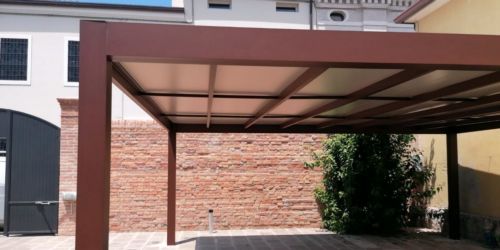 Tettoie ad isola in colorazione personalizzata