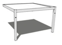 Tettoia LIBRA addossata